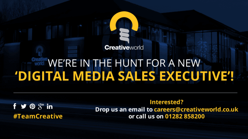 We’re on the hunt for a new Digital Media Sales Executive!