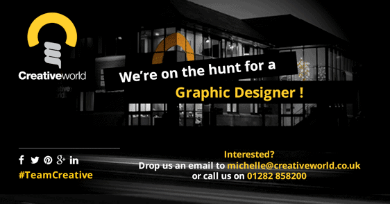 Creativeworld on the look out for new Graphic Designer